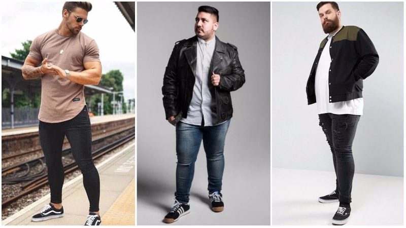 Spray-On Skinny Jeans for Big Guys