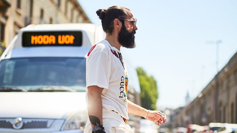 Man Bun And Beard