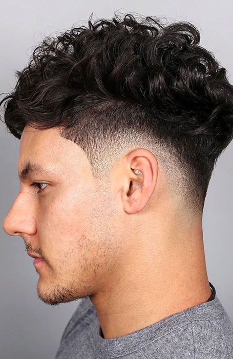 Drop Fade with Curls