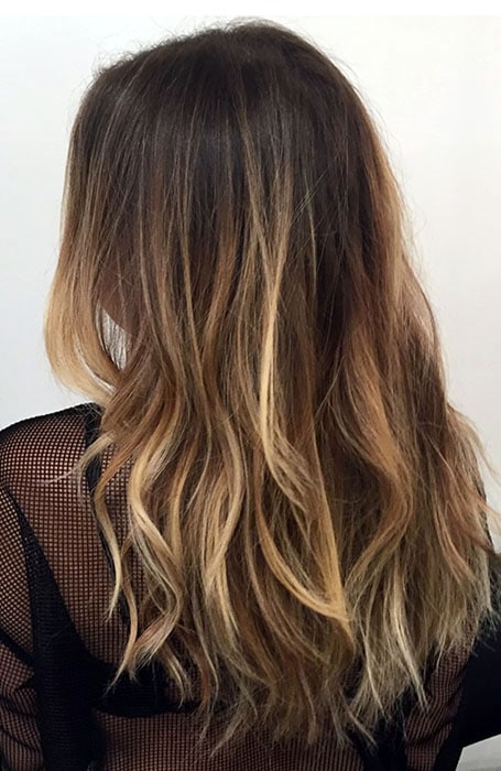 Balayage on Dark Brown Hair